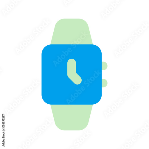 wristwatch duo tone icon