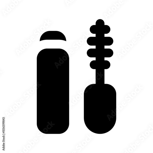 mascara glyph icon