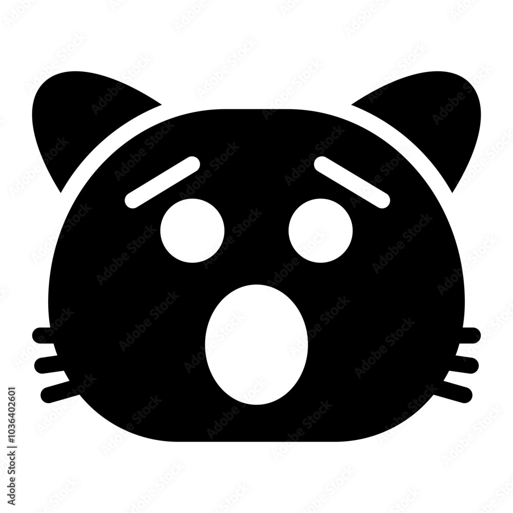 sad face glyph icon sad face glyph icon