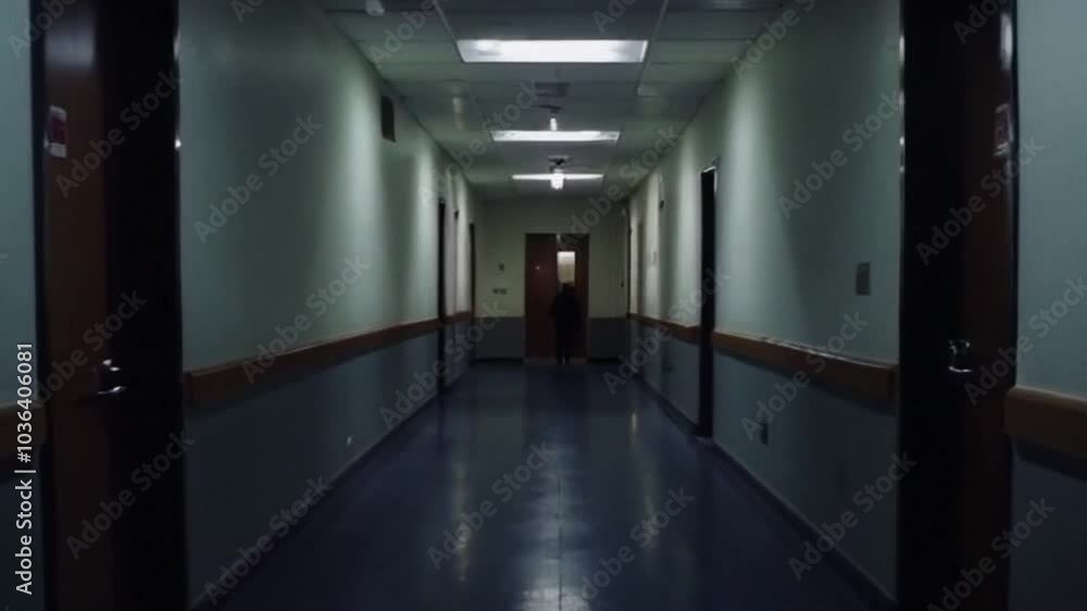 A slightly creepy hotel corridor A slightly creepy hotel corridor