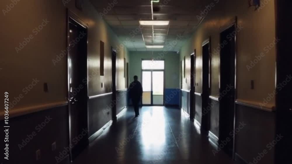 A slightly creepy hotel corridor A slightly creepy hotel corridor