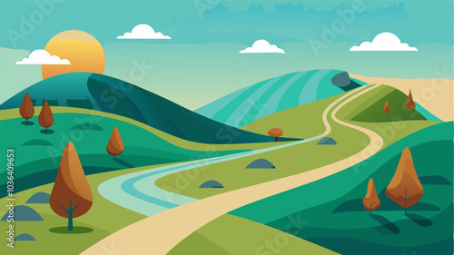 With every turn of the road new hills would reveal themselves each one offering a unique perspective on the surrounding countryside.