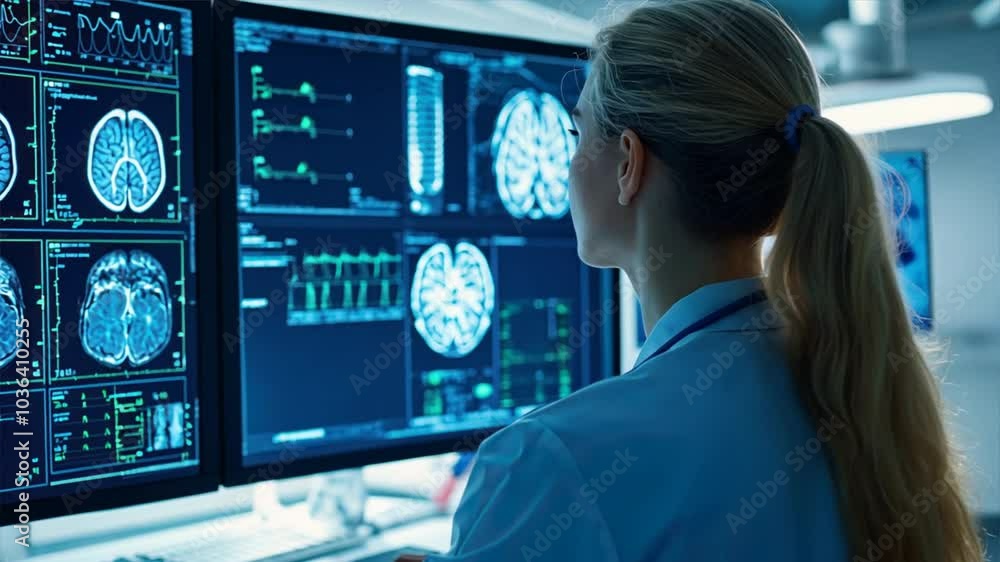Medical worker in research settings, contributing to medical advancements and innovations in healthcare. Medical worker in research settings, contributing to medical advancements and innovations in healthcare.