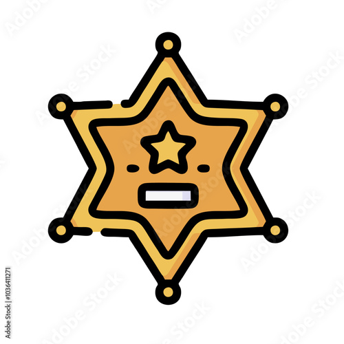 sheriff star badge