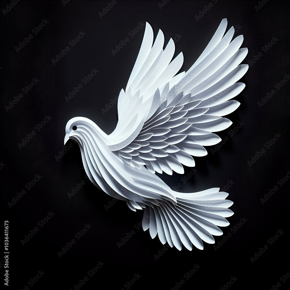 Obraz premium bird paper