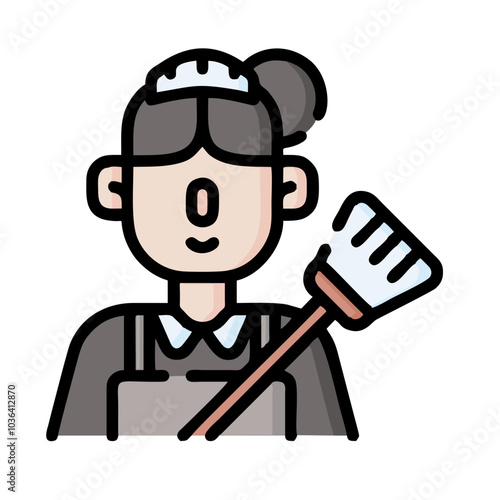 cartoon farmer with a shovel