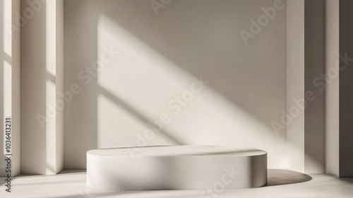 podium design with lighting