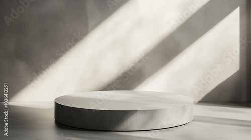 podium design with lighting