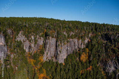 Beautiful autumn day in Fundy trail parkway photo