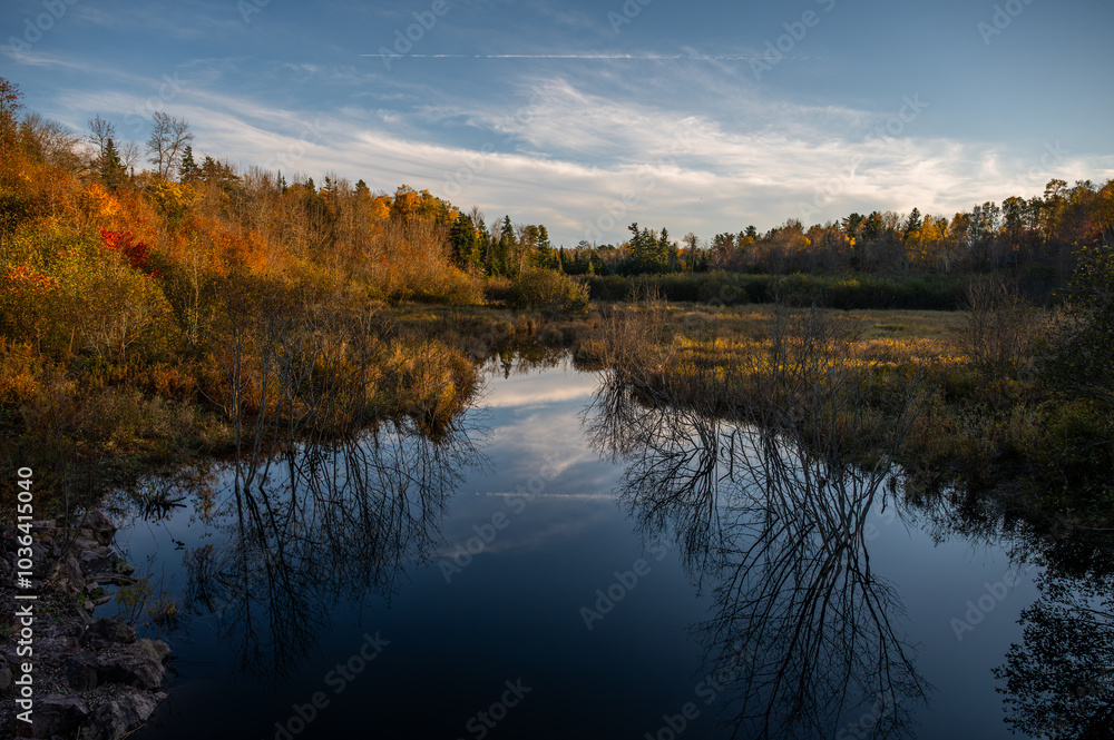 Beautiful autumn day in Fundy trail parkway Beautiful autumn day in Fundy trail parkway