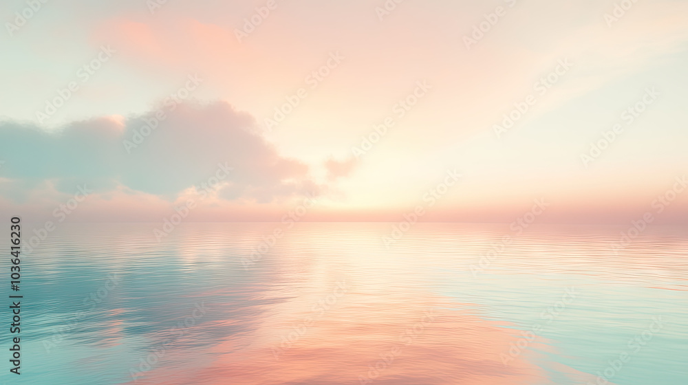 A pastel sunset over a calm sea, with the sky painted in light pink, soft orange, and pale blue, creating a peaceful and serene atmosphere --chaos A pastel sunset over a calm sea, with the sky painted in light pink, soft orange, and pale blue, creating a peaceful and serene atmosphere --chaos