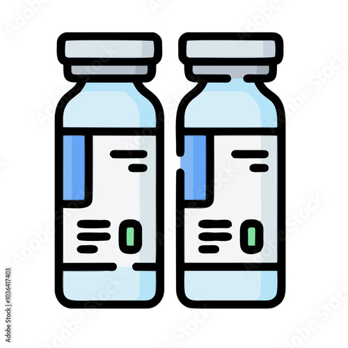 set of bottles