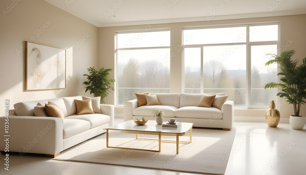 Poster frame mock up in modern home living room interior with white sofa and coffee table with decor, 3d render Poster frame mock up in modern home living room interior with white sofa and coffee table with decor, 3d render