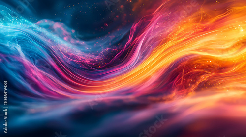 Abstract digital art with vibrant colors.