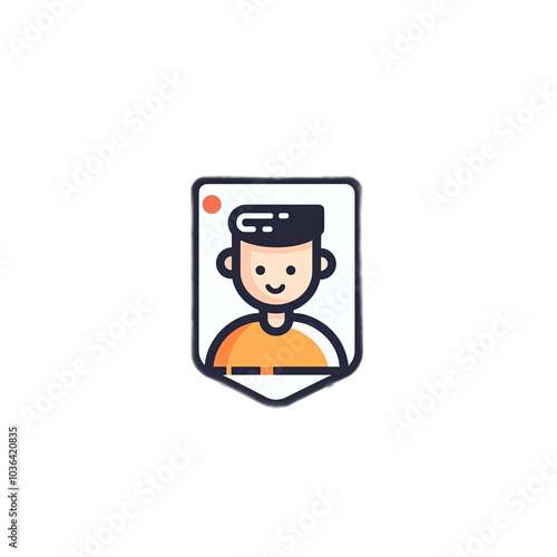 Friendly Young Boy in Cartoon Style Illustration