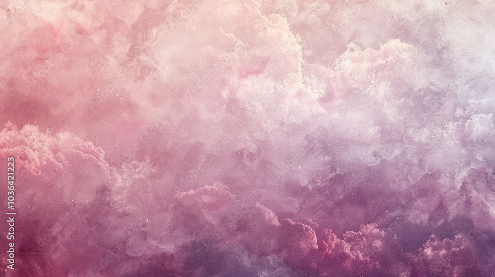 Fototapeta premium An abstract depiction of a summer sky with a dusty rose gradient and a subtle grainy texture that adds depth and dimension to the design