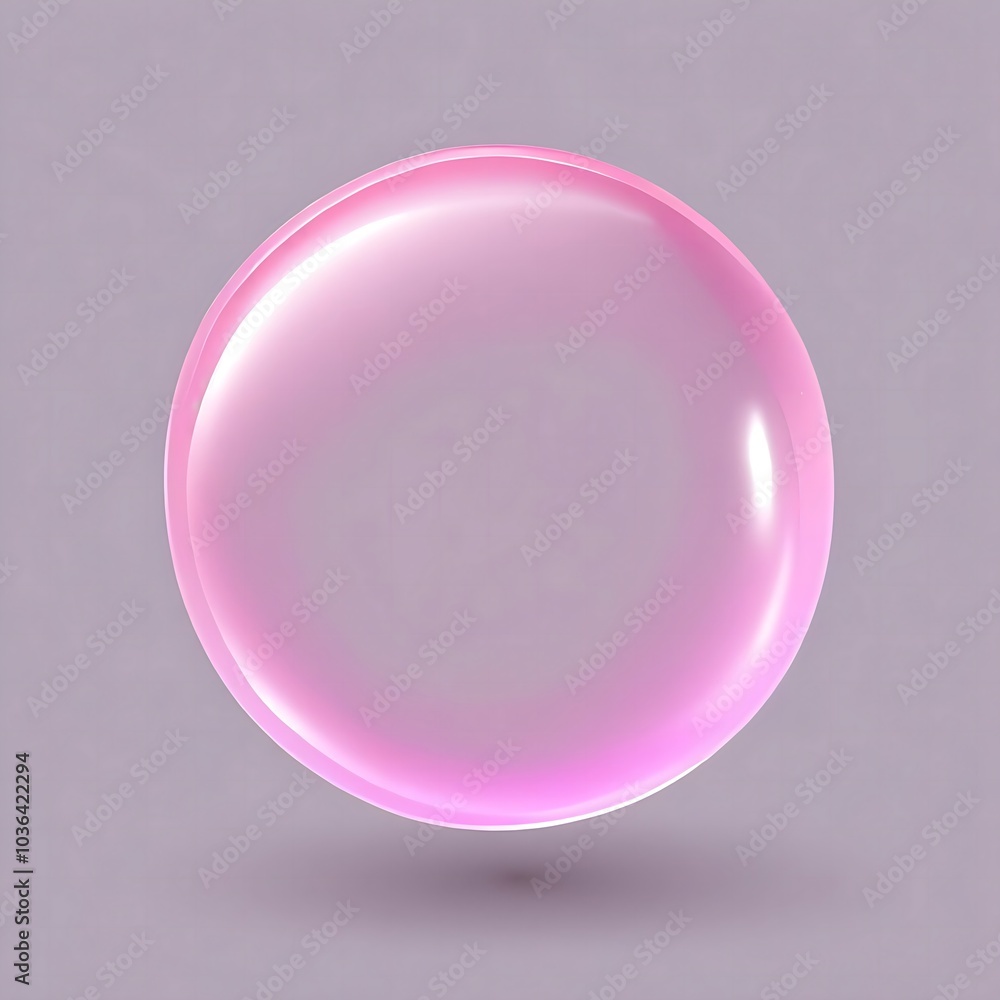 Fototapeta premium pink crystal ball