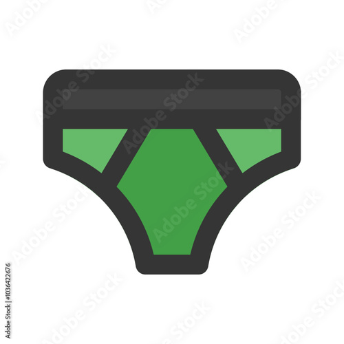 underwear outline fill icon