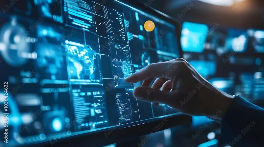 Futuristic Digital Dashboard for Advanced Data Analytics and Visualization Futuristic Digital Dashboard for Advanced Data Analytics and Visualization