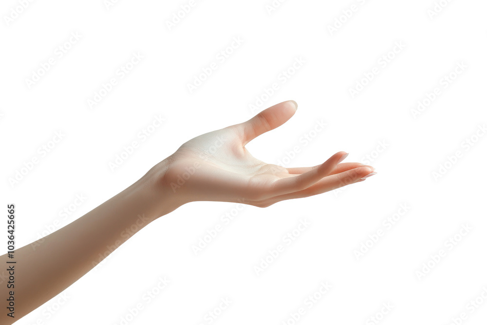 Hand holding a small object isolated on transparent and white background.PNG image Hand holding a small object isolated on transparent and white background.PNG image