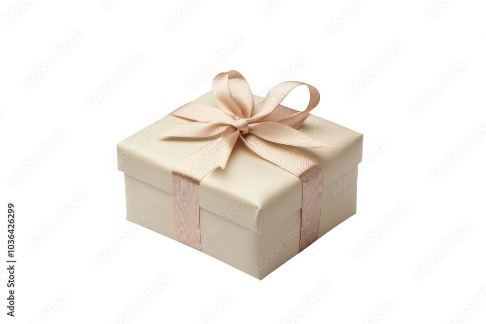 Fototapeta premium Gift delivery separated from white background