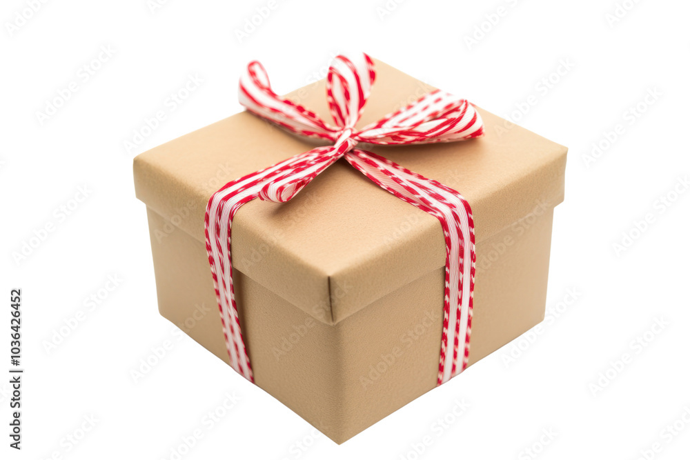 Gift wrapping separated from white background Gift wrapping separated from white background