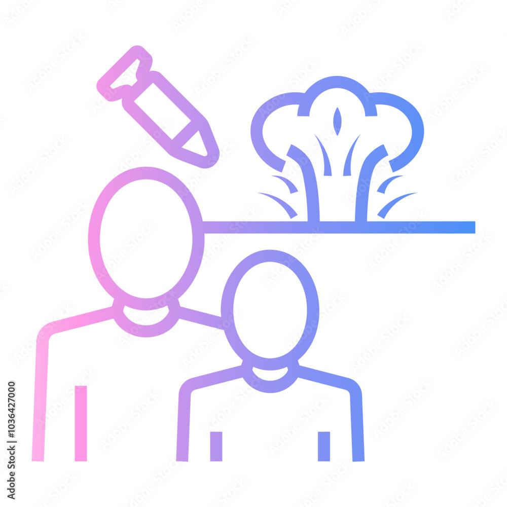 family Line Gradient Icon family Line Gradient Icon