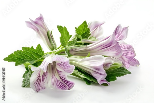 Acanthus Flower isolated on white background.close up. photo