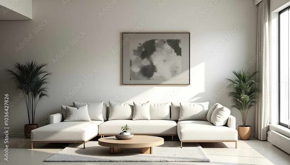 Fototapeta premium living room interior