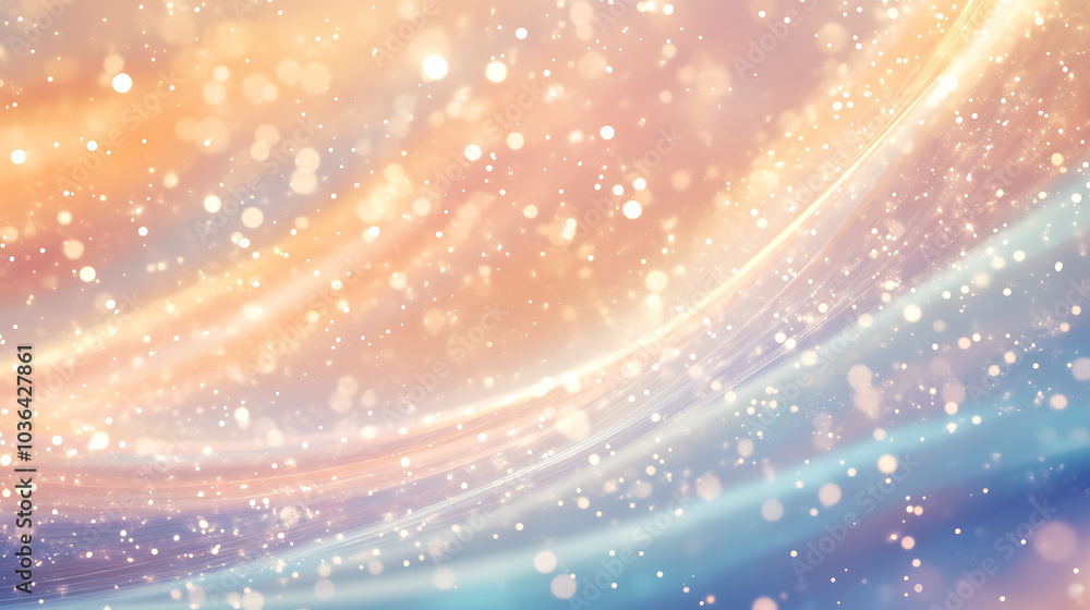 Obraz premium Abstract background with soft light and bokeh effects.