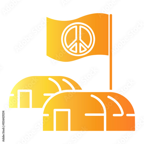 emigration Gradient icon