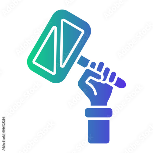 refugee Gradient icon
