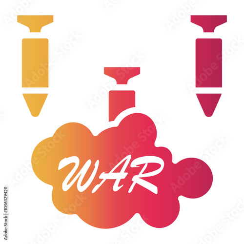 bombing Gradient icon