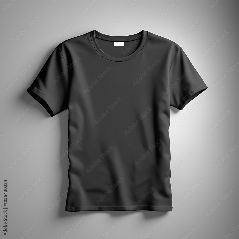 Simple black tshirt mockup Simple black tshirt mockup