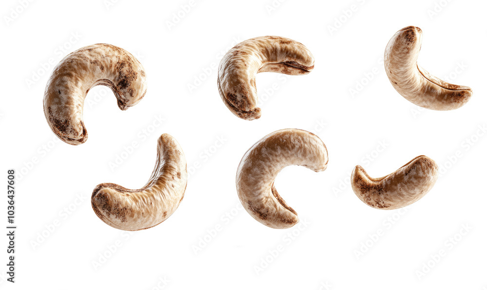 Cashew nut on transparent background Cashew nut on transparent background