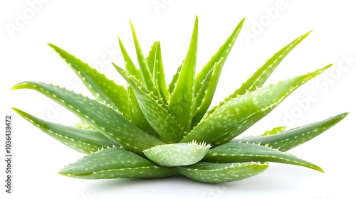 Closeup of Fresh Aloe Vera Plant