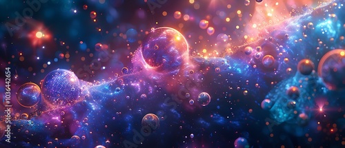 Exploring the mysteries of cosmic bubbles a stunning journey through the colorful depths of space and light