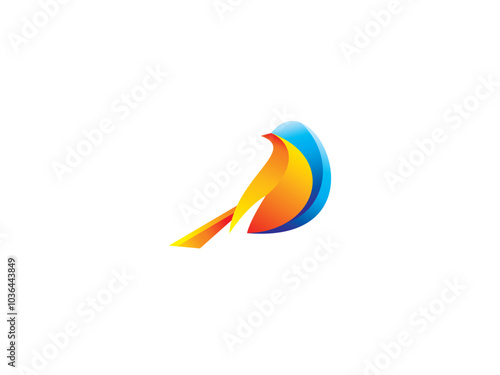 simple bird logo photo