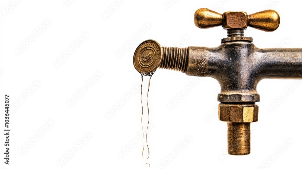 Dripping Faucet: A Symbol of Water Conservation Dripping Faucet: A Symbol of Water Conservation