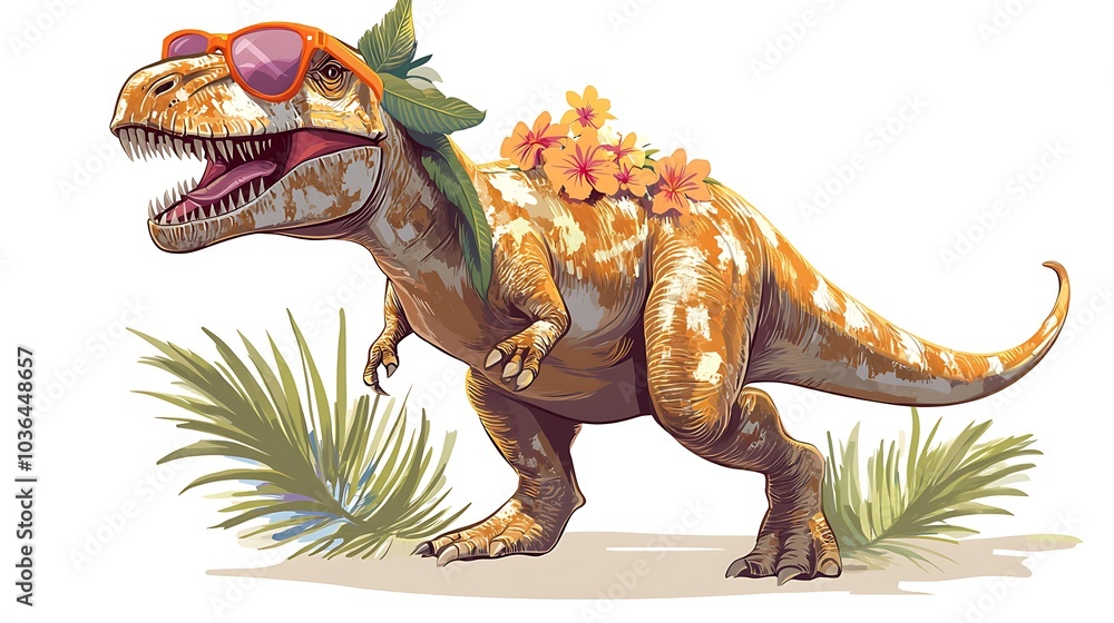 Fototapeta premium Cybernetic Dinosaur