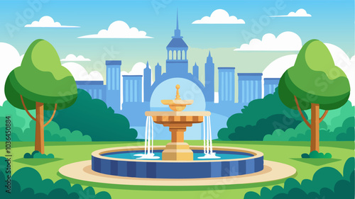 With its picturesque fountain and wellmanicured greenery this urban park is a favorite spot for wedding photoshoots.