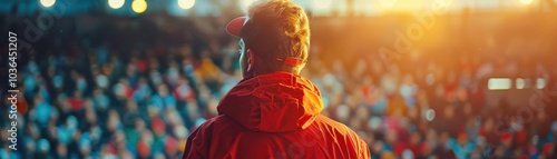 People watching decathlon events, sports, versatility