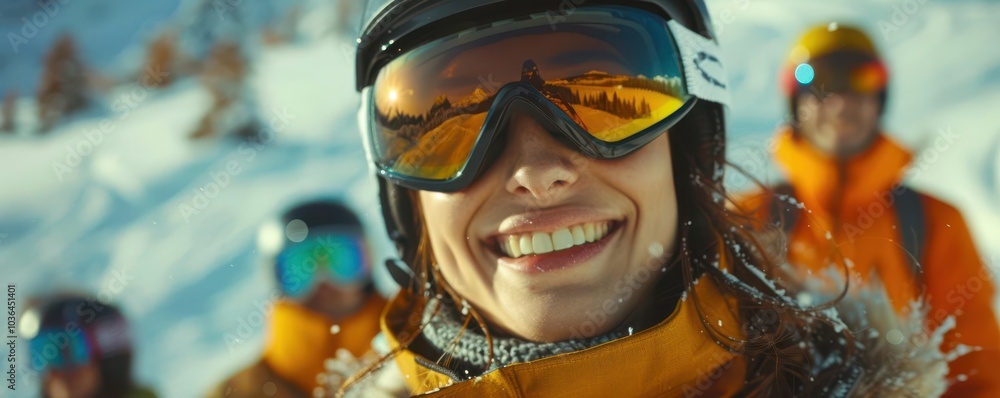 People watching freestyle moguls, sports, excitement People watching freestyle moguls, sports, excitement
