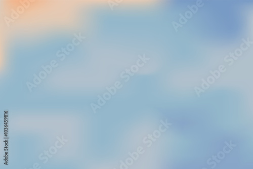 Nude soft sky abstract neutral gradient background. Fluffy cloud vibrant pastel sunset. Blurred light and pale backdrop.