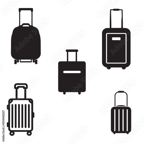 Luggage vector design 