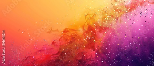 A colorful background with a red line and purple and orange streaks background.
