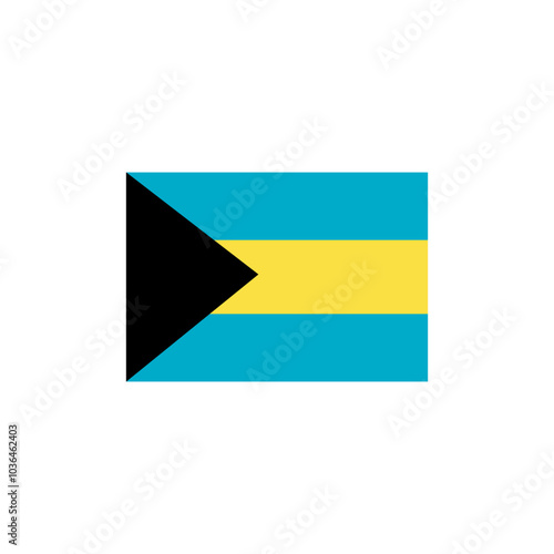 Free Download Bahamas country national flag vector illustration isolated on white background  - GFXLoad
