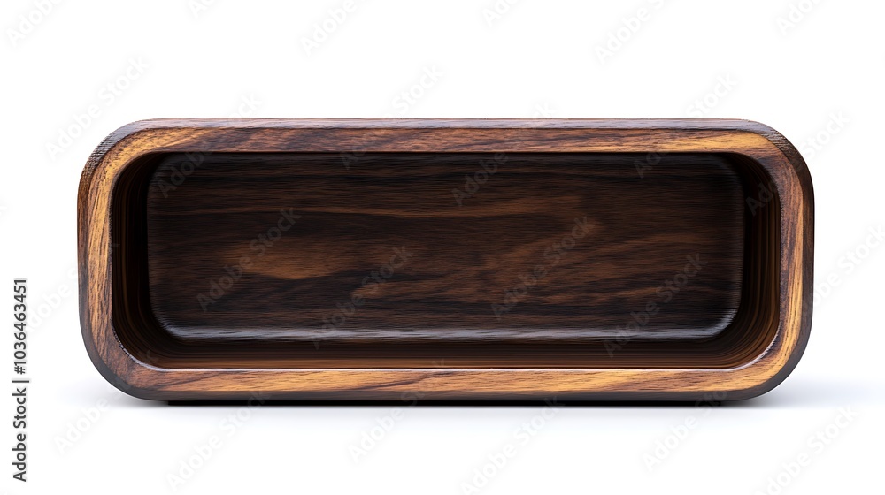 Wooden Box with Intricate Grain Pattern Wooden Box with Intricate Grain Pattern
