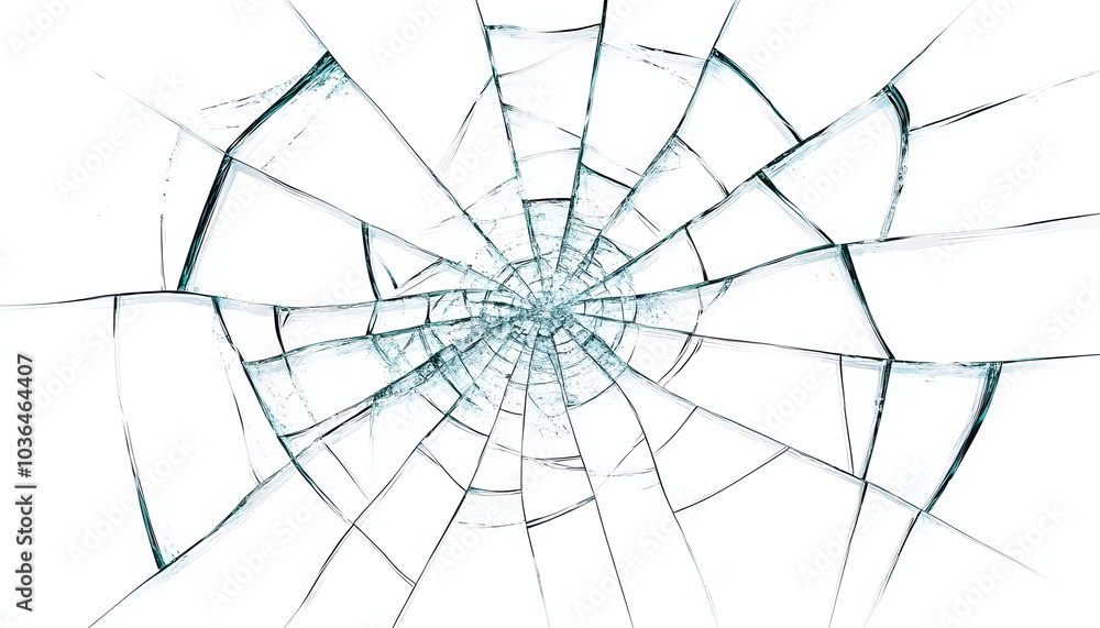 Obraz premium hole in the glass