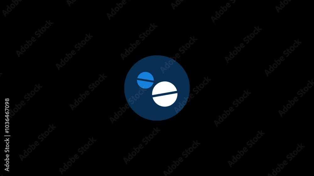 medical and healthy icon animation pills on alpha transparant background medical and healthy icon animation pills on alpha transparant background